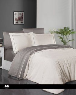 Постільна білизна First Choice Deluxe Satin Serenity Ivory & Mink 0083 фото