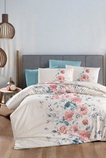 Постельное белье First Choice Ranforce Benedic Aqua 1022 фото