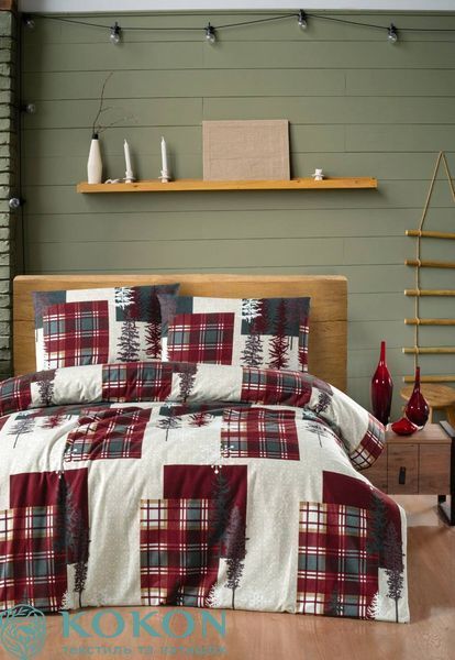 Постільна білизна First Choice Flanel Winter Red 0133 фото