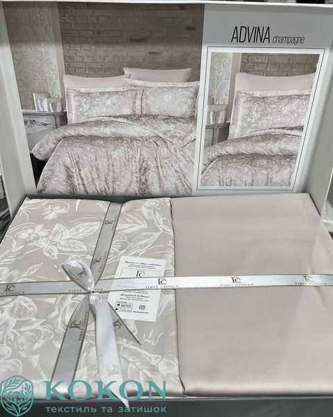 Постільна білизна First Choice Cotton Satin Advina Champagne 0431 фото
