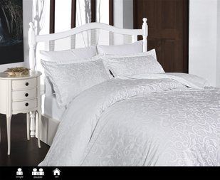 Постільна білизна First Choice Cotton Satin Sweta White 0443 фото