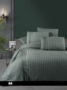 Постільна білизна First Choice Deluxe Satin Dark Series Modalife Moonmist 0107 фото
