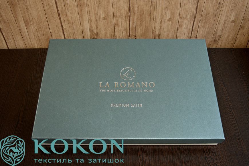 Постільна білизна La Romano Premium Satin Marlen Cedar 1009 фото