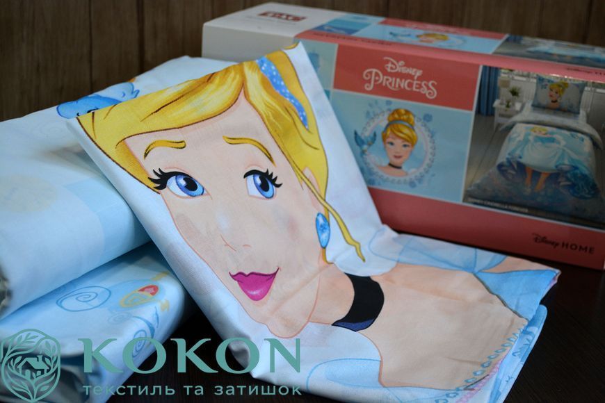 Постільна білизна TAC Disney 160&times;220 см Cinderella Forever 1373 фото