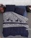 Постельное белье First Choice Flanel Happiness Navy Blue 0126 фото 1